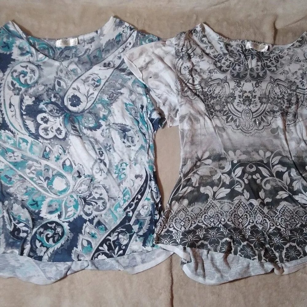 Women's Terra & Sky Tops - 2 Shirts - Great Condition Sz XL
